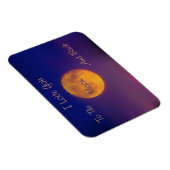 私はあなたを月とバックマグネットに愛している マグネット (右側)