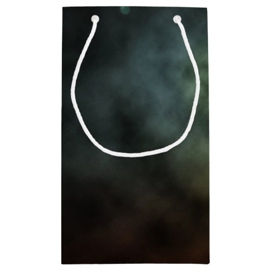 私はあなたを月とバック抱き枕に愛している スモールペーパーバッグ (裏面)