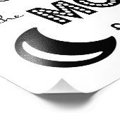 私はあなたを月とバック白黒に愛している フォトプリント            (角)