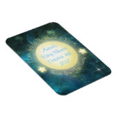 私はあなたを月とバック赤ちゃんシャワーマグネットに愛している マグネット (右側)