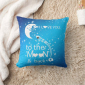 私はあなたを月に愛している クッション (ブランケット)