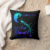 私はあなたを月に愛している クッション (ブランケット)