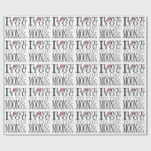 私はあなたを月に愛している ラッピングペーパー (フラット)