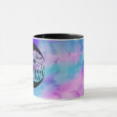 私はあなたを月に愛している |水彩 マグカップ (中央)