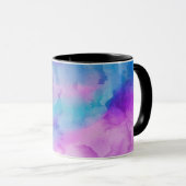 私はあなたを月に愛している |水彩 マグカップ (正面右)