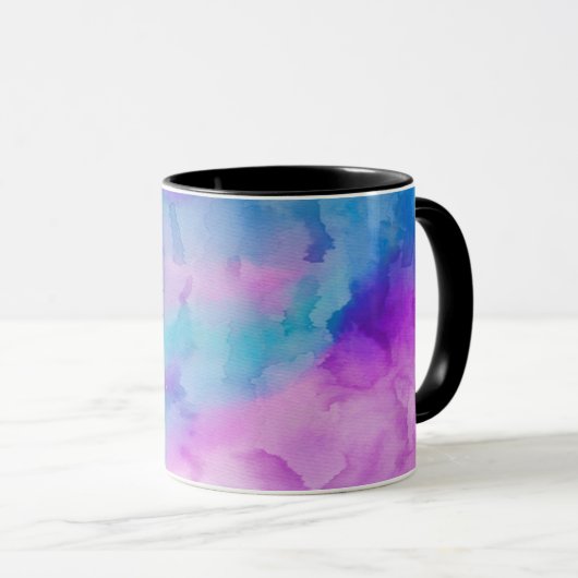 私はあなたを月に愛している |水彩 マグカップ (正面右)