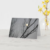 私はあなたを月に愛し空白のて カード (黄色い花)