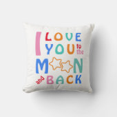 私はあなたを月に愛し、バックユーこ得れ クッション (正面)