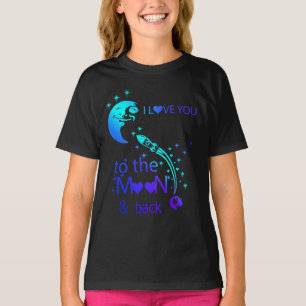 私はあなたを月に愛し Tシャツ