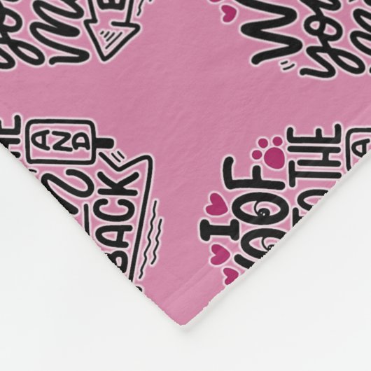 私はあなたを月に行って戻る フリースブランケット (角)