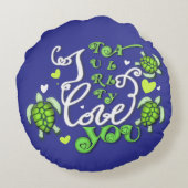 私はあなたを本当に愛している – バレンタインデー ラウンドクッション (裏面)