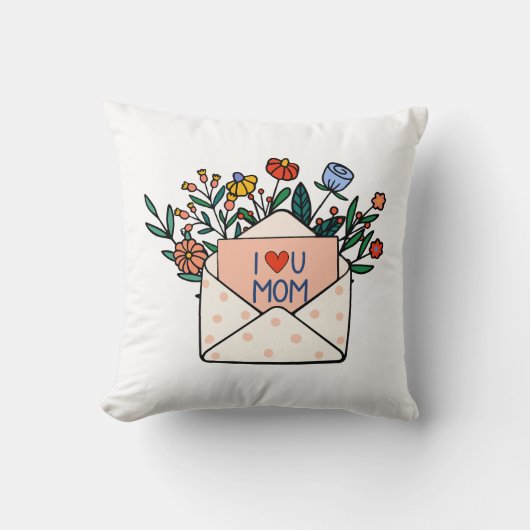 私はあなたを母が大好きだ クッション (正面)