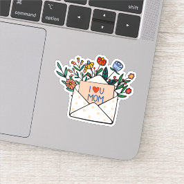 私はあなたを母が大好きだ シール