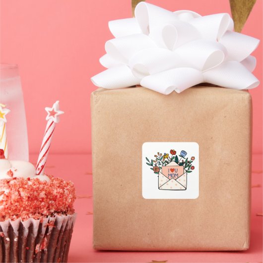 私はあなたを母が大好きだ スクエアシール (パーティー)