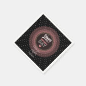 私はあなたを母が大好きだ スタンダードカクテルナプキン (角)