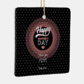 私はあなたを母が大好きだ セラミックオーナメント (右)