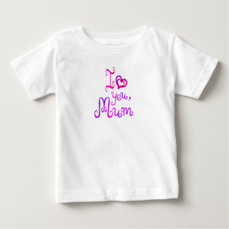 私はあなたを母が大好きだ ベビーTシャツ