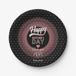 私はあなたを母が大好きだ ペーパープレート