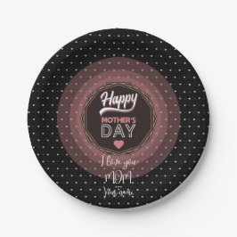 私はあなたを母が大好きだ ペーパープレート