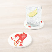 私はあなたを永遠に愛し、一日のハート コースター (側面)