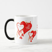 私はあなたを永遠に愛し、一日のハート モーフィングマグカップ (左)