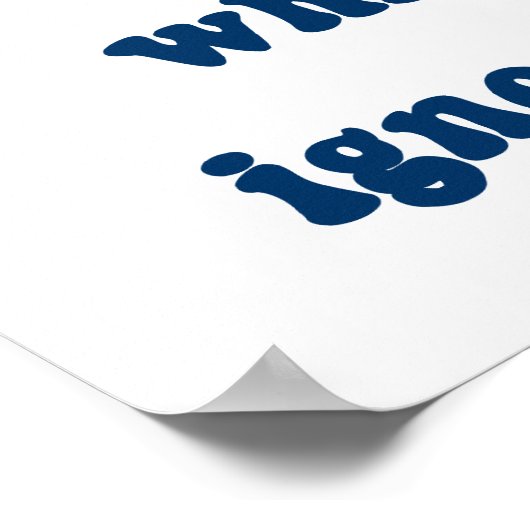 私はあなたを無視している間は私の邪魔をしないで ポスター (角)