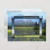 私はあなたを癒します ポストカード (正面/裏面)