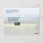 私はあなたを癒します ポストカード (裏面)