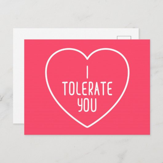 私はあなたを耐おもしろい引用文 ポストカード (正面/裏面)