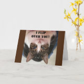 *私はあなたを裏返す*アニバーサリーラブ カード (黄色い花)