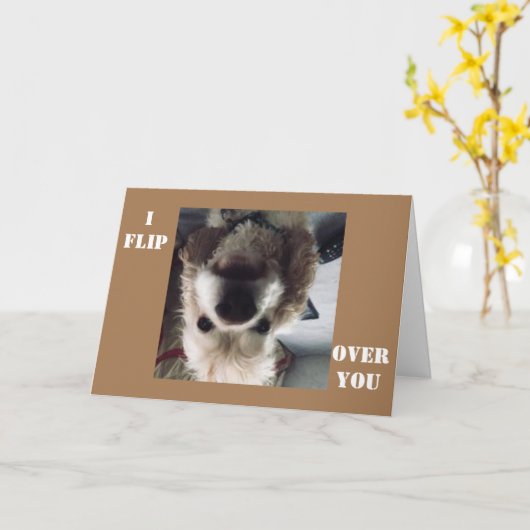 *私はあなたを裏返す*誕生日ショー私はどのくらい行う カード (黄色い花)