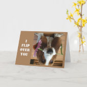 *私はあなたを裏返す*誕生日ショー私はどのくらい行う カード (黄色い花)