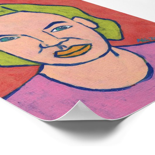 私はあなたを見ている – アートプリント ポスター (角)