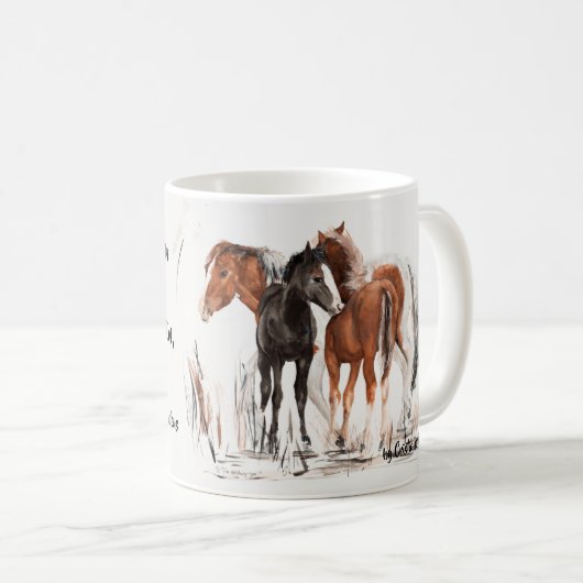 私はあなたを見ている コーヒーマグカップ (正面右)