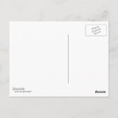 私はあなたを賞賛する – Psalm 139:14ピンクのシルエット ポストカード (裏面)