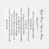 私はあなたを選ぶ。 フリースブランケット (正面(横))