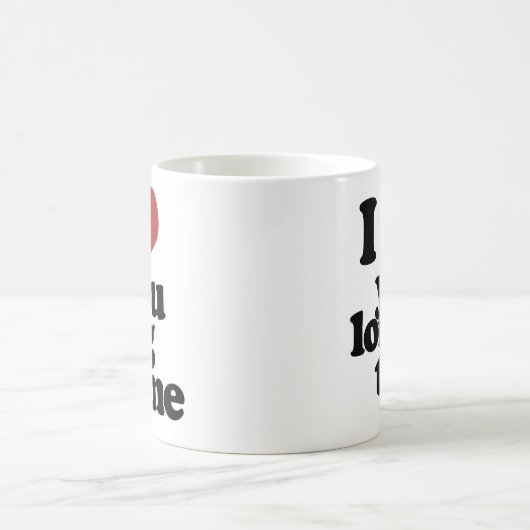 私はあなたを長い間愛している コーヒーマグカップ (中央)