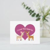 私はあなたを鹿のように愛している! ポストカード (スタンド正面)