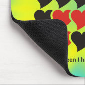 私はあなたを24時間愛している |イエロー・シアン・シャイン マウスパッド (コーナー)