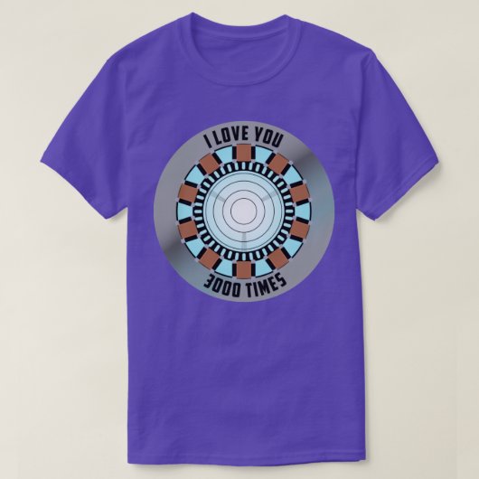 私はあなたを3000回愛している Tシャツ (デザイン正面)