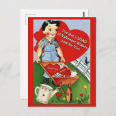 私はあなた得のためだけにバレンタインの願いを持っている ポストカード (正面/裏面)