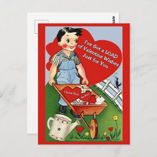 私はあなた得のためだけにバレンタインの願いを持っている ポストカード (正面/裏面)
