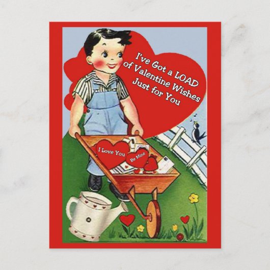 私はあなた得のためだけにバレンタインの願いを持っている ポストカード (正面)