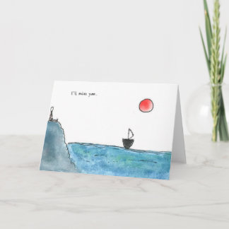 私はあなた恋しく思にする カード