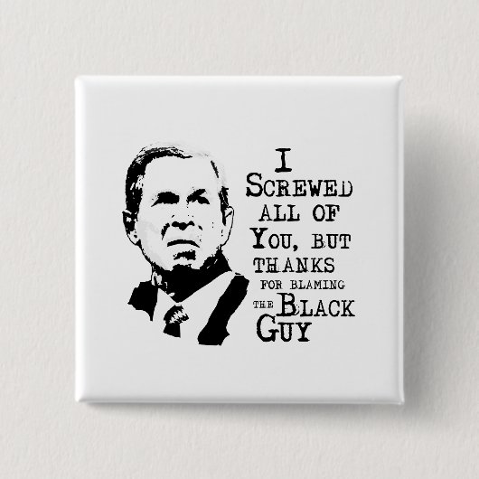 私はあなた方皆blの責任にするための感謝をねじで締めました 缶バッジ (正面)