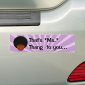 私はあなた考えより良いとは思わない – 私は バンパーステッカー (車上)