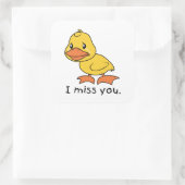 私はあな恋しく思泣き叫びイエローダックリングダックマグハット スクエアシール (バッグ)