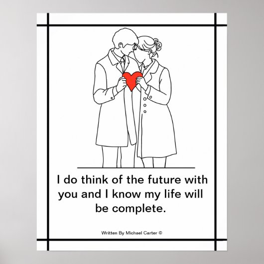 私はあな考えたと未来を共にする__ポスター ポスター (正面)