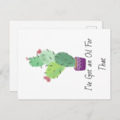 私はあのエッセンシャル·得油·サボテンの油を持っている ポストカード (正面/裏面)