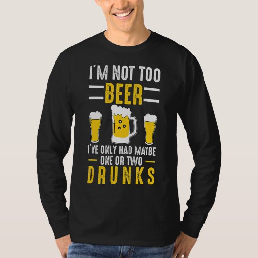 私はあまりにもビールのクラフトビールのマイクロブリューホップパパ私 Tシャツ (正面)
